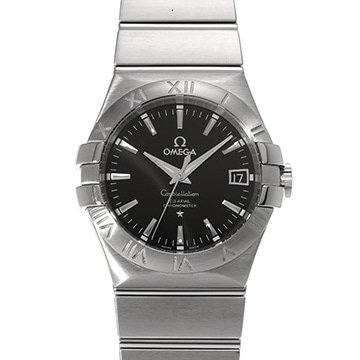 オメガ コンステレーション コーアクシャル クロノメーター 123.10.35.20.01.001 ブラック メンズ 時計 【中古】【wristwatch】