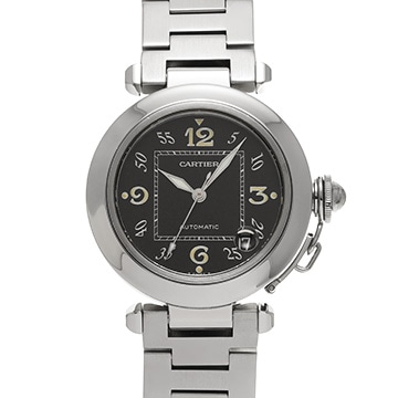 カルティエ パシャC W31043M7 ブラック ユニセックス 時計 【中古】【wristwatch】
