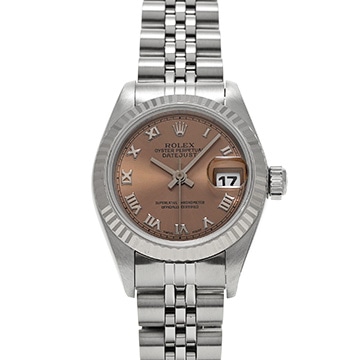 ロレックス デイトジャスト 69174 ピンク レディース 時計 【中古】【wristwatch】