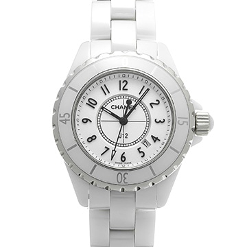 シャネル J12 33MM H0968 ホワイト レディース 時計 【中古】【wristwatch】