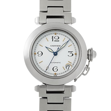 カルティエ パシャC W31015M7 ホワイト ユニセックス 時計 【中古】【wristwatch】