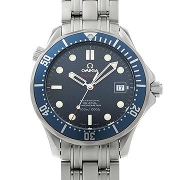 オメガ シーマスター ダイバー300 コーアクシャル 2220.80 ブルー メンズ 時計 【中古】【wristwatch】