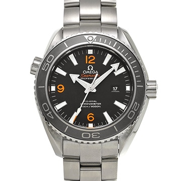 オメガ シーマスター プラネットオーシャン 600 コーアクシャル 232.30.38.20.01.002 ブラック レディース 時計 【中古】【wristwatch】