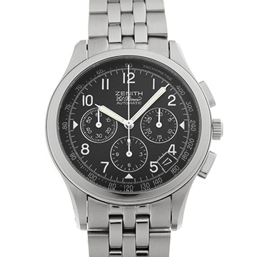 ゼニス クラス エル・プリメロ 02.0500.400/24 ブラック メンズ 時計 【中古】【wristwatch】