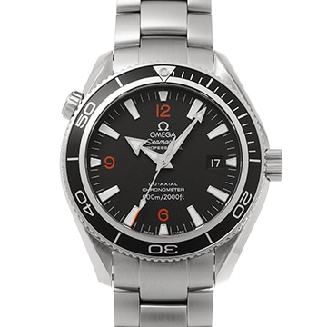 オメガ シーマスター プラネットオーシャン 600 コーアクシャル 2201.51 ブラック メンズ 時計 【中古】【wristwatch】