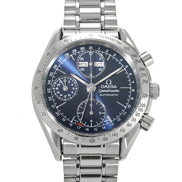オメガ スピードマスター トリプルカレンダー 3521.80 ブルー メンズ 時計 【中古】【wristwatch】