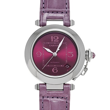 カルティエ パシャC 2005 クリスマス限定 W3108299 バイオレット ユニセックス 時計 【中古】【wristwatch】