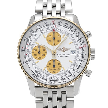 ブライトリング オールドナビタイマー D13022 アイボリー/シャンパン メンズ 時計 【中古】【wristwatch】