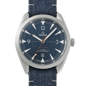 オメガ シーマスター レイルマスター コーアクシャル マスタークロノメーター 220.12.40.20.03.001 ブルー メンズ 時計 【中古】【wristwatch】