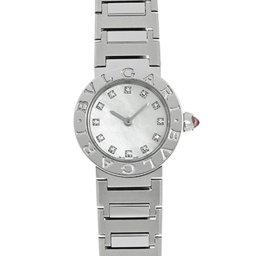 ブルガリ ブルガリブルガリ 103692 ホワイトシェル/ダイヤモンド レディース 時計 【中古】【wristwatch】