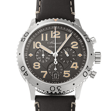 ブレゲ トランスアトランティック タイプXXI 3817ST/X2/3ZU スレートグレー メンズ 時計 【中古】【wristwatch】