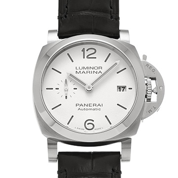 パネライ ルミノール クアランタ PAM01371 ホワイト メンズ 時計 【中古】【wristwatch】