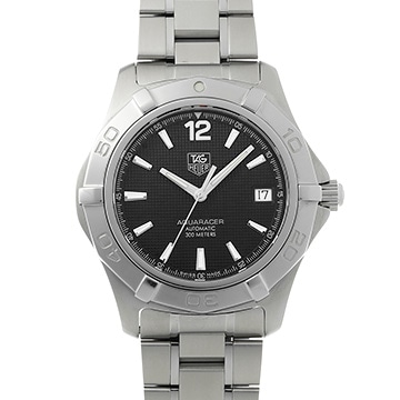 タグ ホイヤー アクアレーサー   WAF2110.BA0806 ブラック メンズ 時計 【中古】【wristwatch】