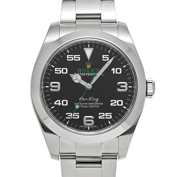 ロレックス エアキング 116900 ブラック メンズ 時計 【中古】【wristwatch】