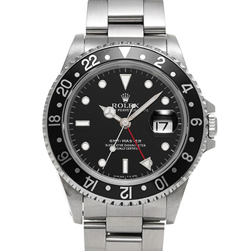 ロレックス GMTマスター 16700 ブラック メンズ 時計 【中古】【wristwatch】