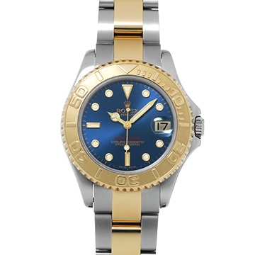 ロレックス ヨットマスター 168623 ブルー ユニセックス 時計 【中古】【wristwatch】