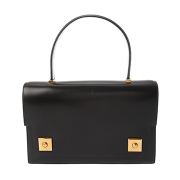 エルメス ピアノ ブラック ボックスカーフ レディース バッグ 【中古】【bag】