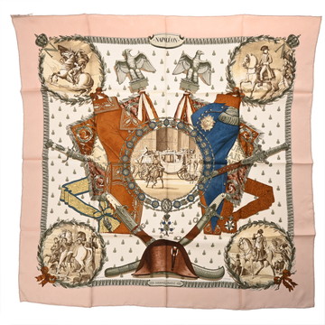 エルメス カレ90 NAPOLEON マルチカラー シルク100％ レディース 【中古】【other】