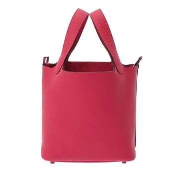 エルメス ピコタンロック PM モノクローム ローズメキシコ トリヨンクレマンス レディース バッグ 【中古】【bag】