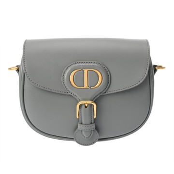 ディオール BOBBYバッグ スモール グレー M9317UMOL ボックスカーフ レディース バッグ 【中古】【bag】