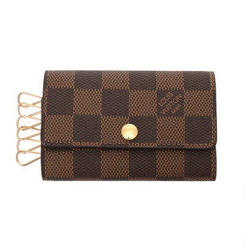 ルイ ヴィトン ダミエ ミュルティクレ 6 エベヌ N62630 ダミエキャンバス ユニセックス 【中古】【other】