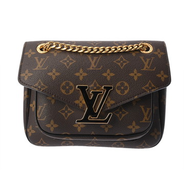 ルイ ヴィトン モノグラム パッシー チェーンショルダー ブラウン/ブラック M45592 モノグラムキャンバス レディース バッグ 【中古】【bag】