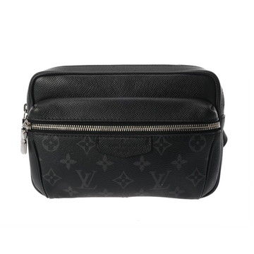ルイ ヴィトン タイガラマ バムバック アウトドア ノワール M30245 レザー メンズ バッグ 【中古】【bag】