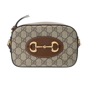 グッチ ホースビット1955 GG柄 ベージュ/エボニー/ブラウン 760196 GGスプリームキャンバス/レザー レディース バッグ 【中古】【bag】