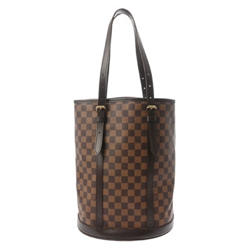 ルイ ヴィトン ダミエ バケツ GM SPオーダー ブラウン N42236 ダミエキャンバス レディース バッグ 【中古】【bag】