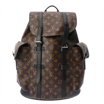 ルイ ヴィトン モノグラムマカサー クリストファー MM ブラウン M43735 モノグラムキャンバス メンズ バッグ 【中古】【bag】