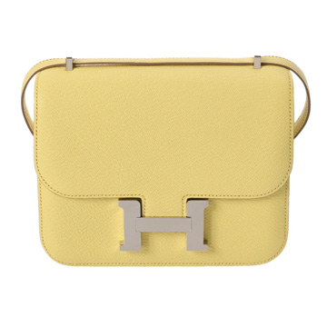 エルメス コンスタンス3 18 ミロワール リモンチェッロ シェーブル レディース バッグ 【未使用】【bag】