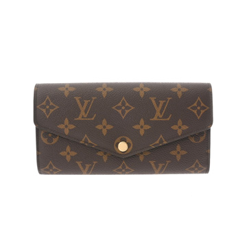 ルイ ヴィトン モノグラム ポルトフォイユ サラ ブラウン M60531 モノグラムキャンバス ユニセックス 財布 【中古】【purse】
