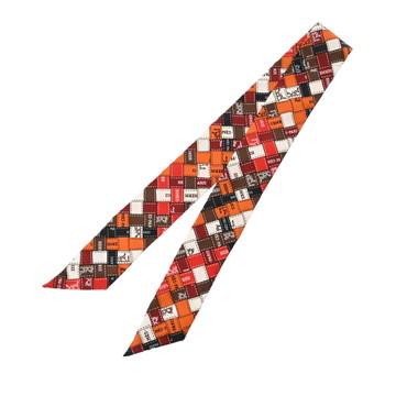 エルメス ツイリー BOLUC AU CARRE マルチカラー シルク100％ レディース 【中古】【other】