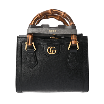グッチ ダイアナ ミニトートバッグ  2WAY ブラック 702732 520981 レザー レディース バッグ 【中古】【bag】