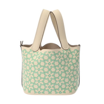 エルメス ピコタン ロック マイクロ ラッキーデイジー ナタ/ヴェール/ブラン ヴォースイフト レディース バッグ 【中古】【bag】