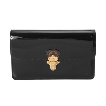 ルイ ヴィトン モノグラムヴェルニ ポルトフォイユ チェリーウッド ノワール M63305 モノグラムキャンバス レディース バッグ 【中古】【bag】