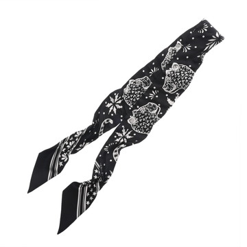 エルメス ツイリー LES LEOPARDS マルチカラー シルク100％ レディース 【中古】【other】