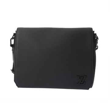 ルイ ヴィトン テイクオフ メッセンジャー ノワール M57080 グレインレザー メンズ バッグ 【中古】【bag】