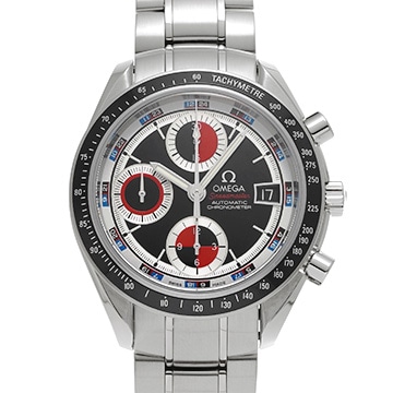 オメガ スピードマスター デイト 3210.52 ブラック/レッド メンズ 時計 【中古】【wristwatch】
