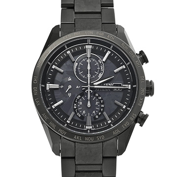 シチズン アテッサ ACT Line HAKUTO-Rコラボレーションモデル AT8287-62E ブラック メンズ 時計 【中古】【wristwatch】