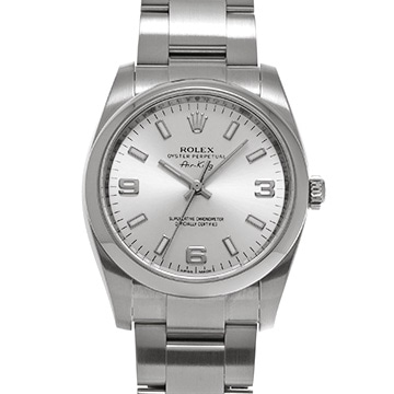 ロレックス エアキング 114200 シルバー メンズ 時計 【中古】【wristwatch】