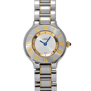 カルティエ マスト 21 ヴァンティアン W10073R6 シルバー レディース 時計 【中古】【wristwatch】