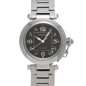 カルティエ パシャC W31043M7 ブラック ユニセックス 時計 【中古】【wristwatch】