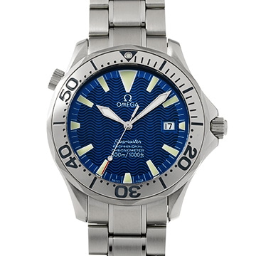 オメガ シーマスター プロフェッショナル 300 2255.80 ブルー メンズ 時計 【中古】【wristwatch】