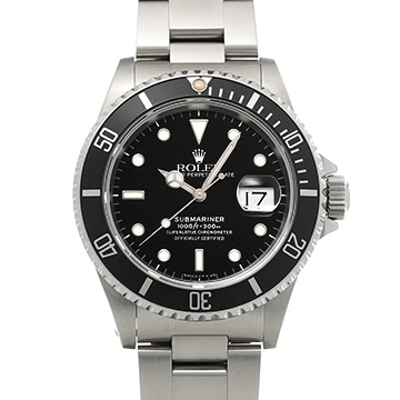 ロレックス サブマリーナ デイト 16610 ブラック メンズ 時計 【中古】【wristwatch】