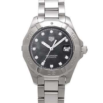 タグ ホイヤー アクアレーサー WBD2312.BA0740 ブラックシェル/ダイヤモンド レディース 時計 【中古】【wristwatch】