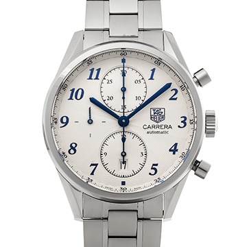 タグ ホイヤー カレラ ヘリテージ キャリバー16 クロノグラフ CAS2111.BA0730 シルバー メンズ 時計 【中古】【wristwatch】