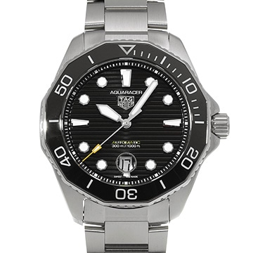 タグ ホイヤー アクアレーサー プロフェッショナル 300 キャリバー5 WBP201A.BA0632 ブラック メンズ 時計 【中古】【wristwatch】