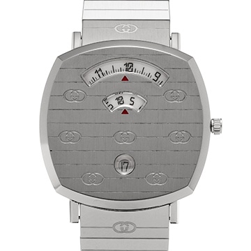 グッチ グリップ 157.3 ホワイト メンズ 時計 【中古】【wristwatch】