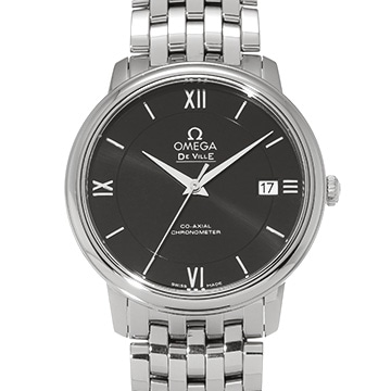 オメガ デ・ヴィル プレステージ コーアクシャル 424.10.37.20.01.001 ブラック メンズ 時計 【中古】【wristwatch】